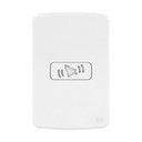 Ver imagem 1 de Conjunto Campainha Cigarra Bivolt 4x2 Branco Compose Weg Bivolt - Branco