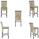 Ver imagem 5 de Mesa Bistrô e 2 Banquetas Roma Preta Corda Náutica Estofado 7 Trama Original