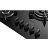 Cooktop 5 Bocas Dako Supreme a Gás Acendimento Automático e Tripla Chama Preto Bivolt - 2