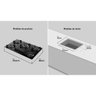 Cooktop 5 Bocas Dako Supreme a Gás Acendimento Automático e Tripla Chama Preto Bivolt - 3