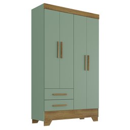 Guarda-roupa Infantil 4 Portas 2 Gavetas Colorir - 6