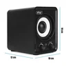 Caixa De Som Amplificada 2.1 Subwoofer ( Pc Gamer) AZUL - 3
