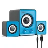 Caixa De Som Amplificada 2.1 Subwoofer ( Pc Gamer) AZUL - 1