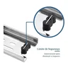 Corrediça Telescópica Light 35kg Para Gavetas 40cm - 2 Pares - 6