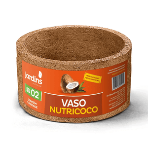 Vaso Xaxim Nutricoco Fibra Natural Nº2