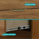 Ver mais imagens de Cômoda 3 Gavetas 2 Portas Quarto 1112 Carraro Freijó