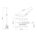 Ver imagem 3 de Pá Quadrada Tramontina 465-30 em Aço com Cabo de Madeira 120 Cm Tramontina