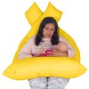 Ver imagem 2 de Travesseiro Gigante 170x80cm Happy Line - Amarelo