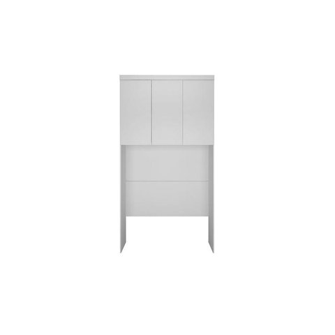 Módulo Armário Ponte Aéreo Solteiro Rizon c/ 3 Portas Branco - Novo Horizonte