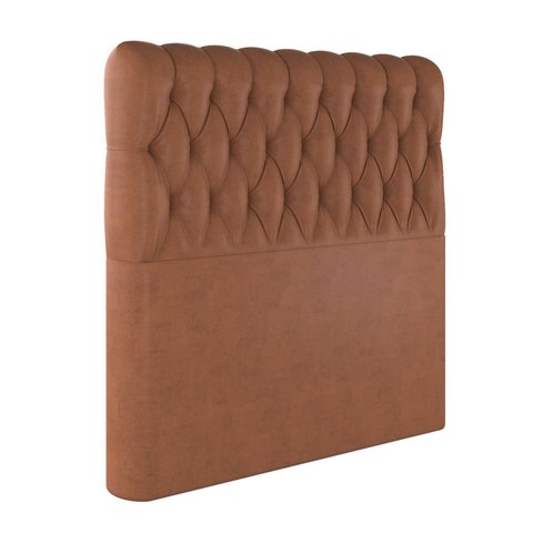 Cabeceira Box Casal Vegas Sonhar Estofados Veludo Terracota