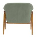 Ver mais imagens de Poltrona Sala de Estar Luna Base Madeira Castanho Poliéster Verde - Nexta Casa