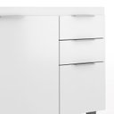 Ver mais imagens de Balcão para Pia 150cm sem Tampo Pérola Z34 Branco - Mpozenato