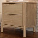 Ver imagem 4 de Mesa de Cabeceira Madeira Macica Taeda 2 Gavetas 52 Cm 3300u Tauari Festra