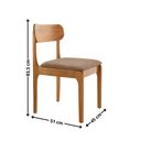 Ver imagem 4 de Conjunto de Mesa de Jantar Vitoria Tampo Laminado 120cm Barril 4 Cadeiras Bellini