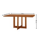 Ver imagem 3 de Conjunto de Mesa de Jantar Vitoria Tampo Laminado 120cm Barril 4 Cadeiras Bellini