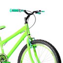 Ver imagem 5 de Bicicleta Masculina Aro 24 Aero + Kit Premium Verde Claro