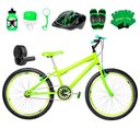 Ver imagem 2 de Bicicleta Masculina Aro 24 Aero + Kit Premium Verde Claro