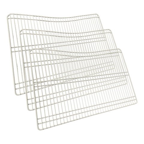 Kit 3 Prateleiras Geladeira Electrolux Df35 77490706 Aramada