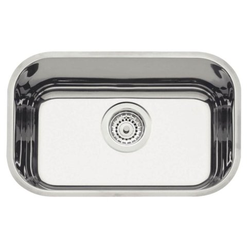 Cuba de Pia 47x30cm Embutir Tramontina Lavínia 47bl Aço Inox Alto Brilho para Bancada Cozinha