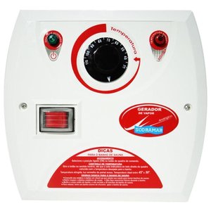 Comando Analógico para Sauna À Vapor Steam Inox e Universal 12 Kw Bifásico 220/380v até 120°c