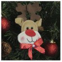 Ver imagem 3 de Enfeite Pendente para Árvore de Natal Rena 13cm 18 Unidades