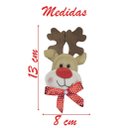Ver imagem 2 de Enfeite Pendente para Árvore de Natal Rena 13cm 18 Unidades