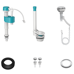 Kit Universal Simples Acionamento para Caixa Acoplada - 1100.si.54.01 - Deca Kit Univ.simples Aciona