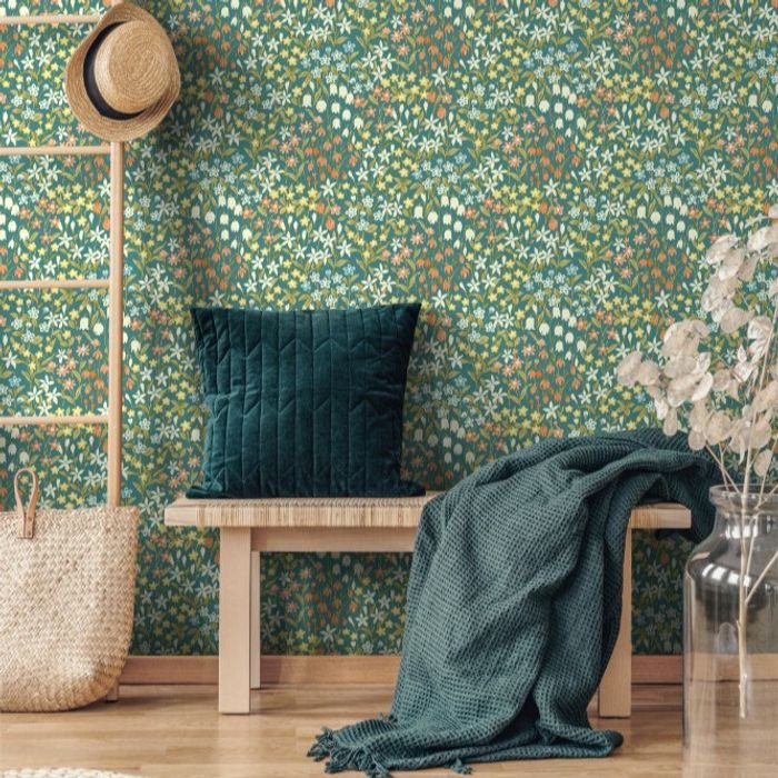 Papel de Parede Bucalo Ciara - Jardim Floral A64103 - 2