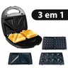 Sanduicheira Multifuncional 3 em 1 Waffle Donut Bolinho Voltagem:110v - 4