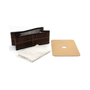 Ver imagem 7 de Cesto Organizador Dobravel Bambu Escuro 33x23x12 Mimo Style
