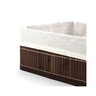Cesto Organizador Dobravel Bambu Escuro 33x23x12 Mimo Style - 6