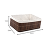 Cesto Organizador Dobravel Bambu Escuro 33x23x12 Mimo Style - 2