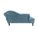 Ver imagem 6 de Recamier Decorativo Divã Amsterdã 147cm Lado Esquerdo Linho Azul Marinho