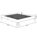Ver imagem 5 de Cama Casal Queen com Cabeceira 165cm Pés Metálicos Elisa S05 Linho Bege - Mpozenato