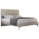 Ver imagem 1 de Cama Casal Queen com Cabeceira 165cm Pés Metálicos Elisa S05 Linho Bege - Mpozenato