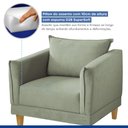 Ver imagem 5 de Poltrona para Sala de Estar Pés em Madeira Melina