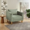 Ver imagem 1 de Poltrona para Sala de Estar Pés em Madeira Melina