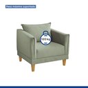 Ver imagem 7 de Poltrona para Sala de Estar Pés em Madeira Melina