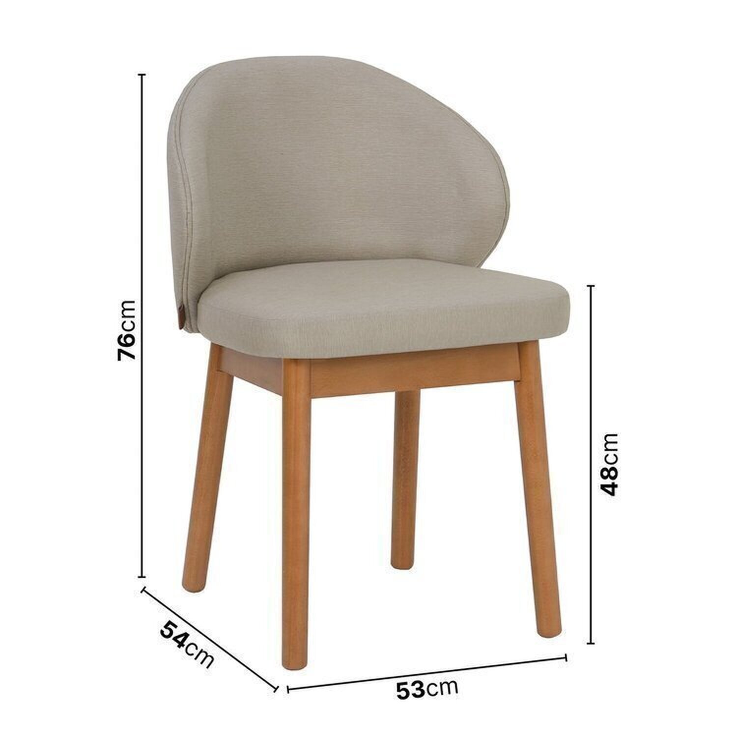 Kit Mesa de Jantar Boreal 210cm e 6 Cadeiras Jambu Cabecasa Madeiramadeira - 12