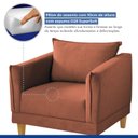 Ver imagem 5 de Poltrona para Sala de Estar Pés em Madeira Melina