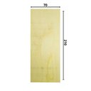 Ver imagem 2 de Folha de Porta Lisa Mescla 70 cm X 2,10 cm Marrom Rodam
