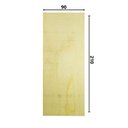 Ver imagem 2 de Folha de Porta Lisa Mescla 90 Cm X 2,10 Cm