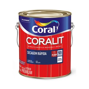 Coral Coralit Esmalte Brilhante Secagem Rapida Platina 3,0l (novo) Esmalte Sintetico Secagem Rapida