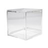 POTE PORTA CÁPSULAS DE CAFÉ CUBO ACRÍLICO TRANSPARENTE COM TAMPA Centauri Acrílicos PC-CUBE - 4