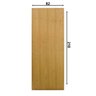 Folha de Porta Lisa Padrão Imbuia 82 Cm X 2,10 Cm - 3