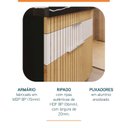 Ver imagem 5 de Conjunto Completo para Banheiro Slim Kit Ripy 60cm Yescasa Preto