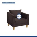 Ver imagem 7 de Poltrona para Sala de Estar Pés em Madeira Melina