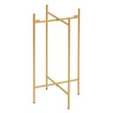 Ver imagem 4 de Mesa Lateral Redonda com Bandeja Apoio Sala Aço Collie 30x60