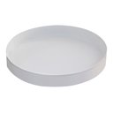 Ver imagem 7 de Mesa Lateral Redonda com Bandeja Apoio Sala Aço Collie 30x60