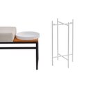 Ver imagem 6 de Mesa Lateral Redonda com Bandeja Apoio Sala Aço Collie 30x60